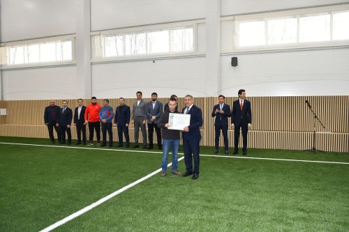 В Усадах открыли футбольный манеж «Алга»