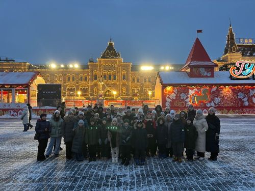 Пелевские школьники побывали на экскурсии в Москве