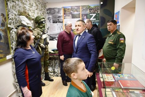 В канун Дня защитника Отечества в лаишевском музее «Боевой славы» появилась новая экспозиция