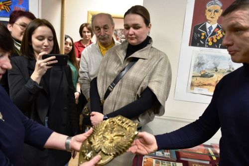 В канун Дня защитника Отечества в лаишевском музее «Боевой славы» появилась новая экспозиция