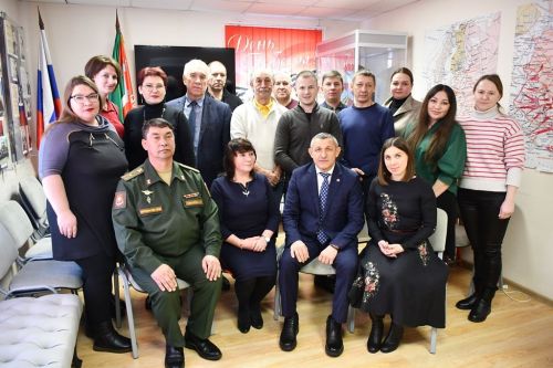 В канун Дня защитника Отечества в лаишевском музее «Боевой славы» появилась новая экспозиция