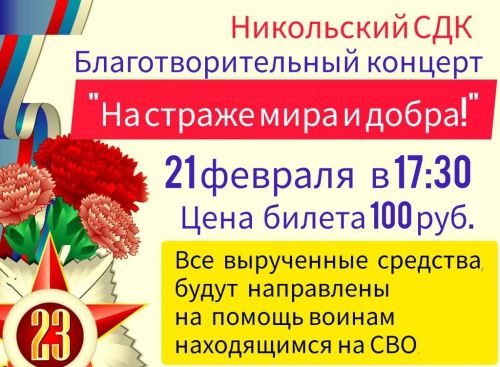 «Трогательно, патриотично, красиво» — так можно оценить благотворительный концерт в Никольском доме культуры