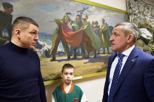 В канун Дня защитника Отечества в лаишевском музее «Боевой славы» появилась новая экспозиция