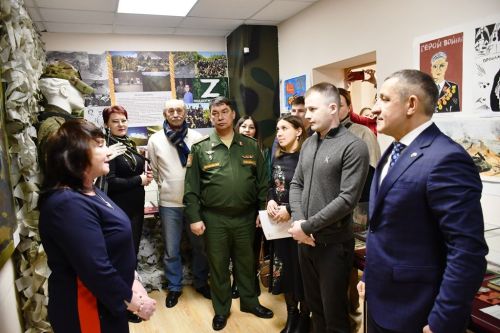 В канун Дня защитника Отечества в лаишевском музее «Боевой славы» появилась новая экспозиция
