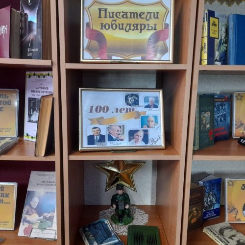 В Лаишевской библиотеке организована новая книжная выставка «Мастер военной прозы»
