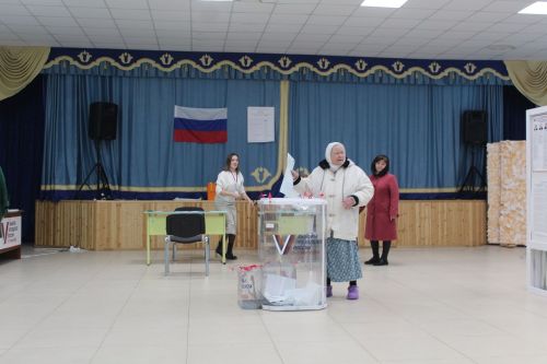Как проходят выборы Президента России в селе Именьково Лаишевского района