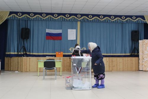Как проходят выборы Президента России в селе Именьково Лаишевского района