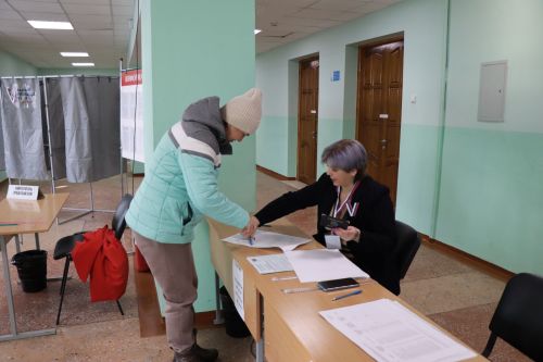 Сегодня с утра на избирательных участках в Лаишево наблюдалась особая активность