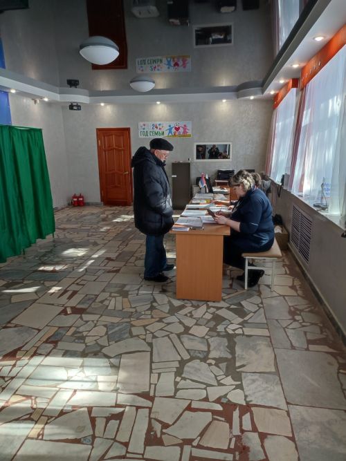 В Среднем Девятове проголосовали 50 процентов избирателей