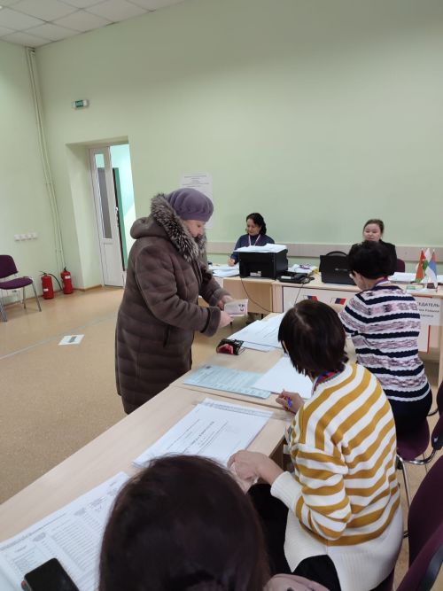 На утро 16 марта в Державино проголосовали около половины всех избирателей