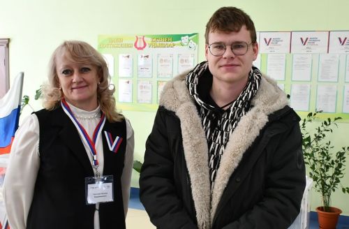 В Сокурах впервые проголосовал Кирилл Морозов