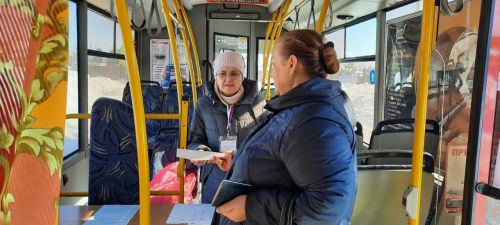 В Лаишевском районе жители могли проголосовать за кандидатов в Президенты РФ в передвижных пунктах