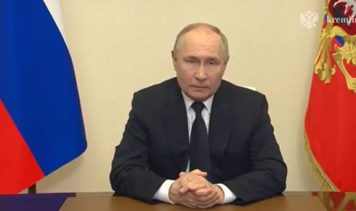 Обращение Президента России Владимира Путина к гражданам России после теракта в «Крокусе»