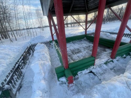 В Лаишевском лесничестве территорию очищают от снега