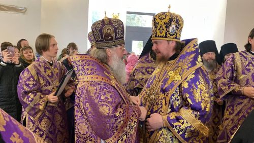 В селе Среднее Девятово Лаишевского района открыли храм преподобного Алексия, человека Божия
