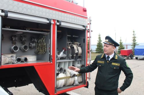 Татарстанским журналистам показали работу лесопожарной станции «Лаишево»