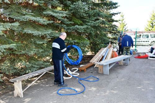 В Лаишевской мечети субботник идет полным ходом