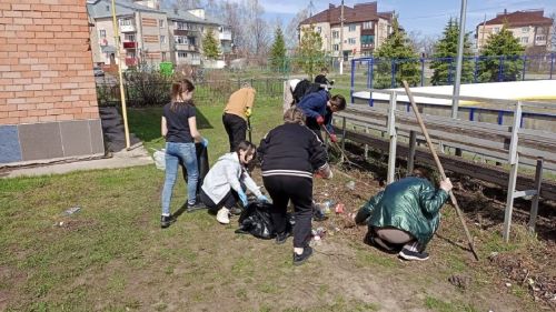 Рассказываем, как в Нармонском поселении Лаишевского района провели субботник