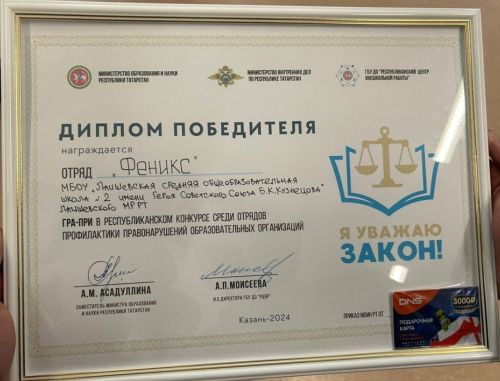 В команде «Феникс» Лаишевской школы № 2 рассказали, как получили Гран-при