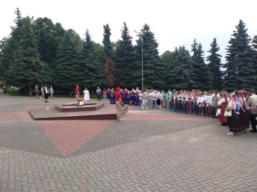 В Лаишеве в митинге в День памяти и скорби участвовали гости из других регионов России