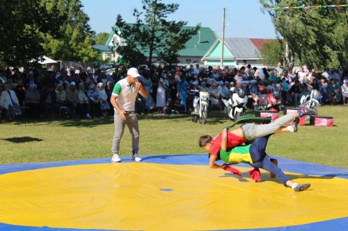 На Сабантуе в Лаишевском районе выступил Народный артист РТ Салават Фатхутдинов