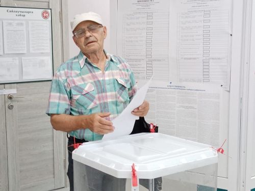 Отдал свой голос участник строительства БАМа