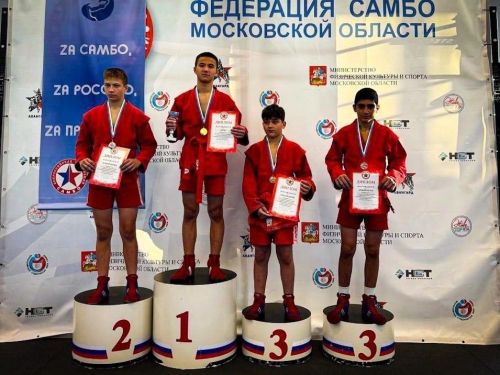 Самбисты Лаишевского района выиграли медали в Московской области