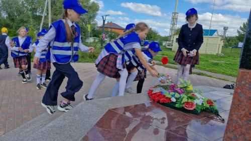 В Усадской прогимназии провели акцию «Обелиск»