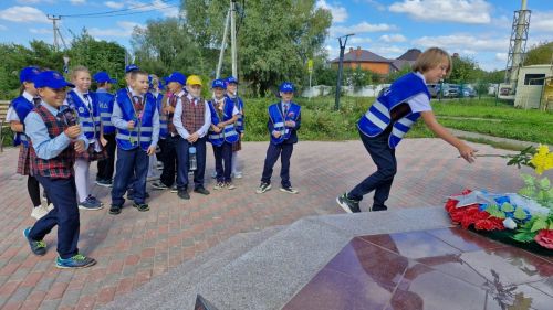 В Усадской прогимназии провели акцию «Обелиск»