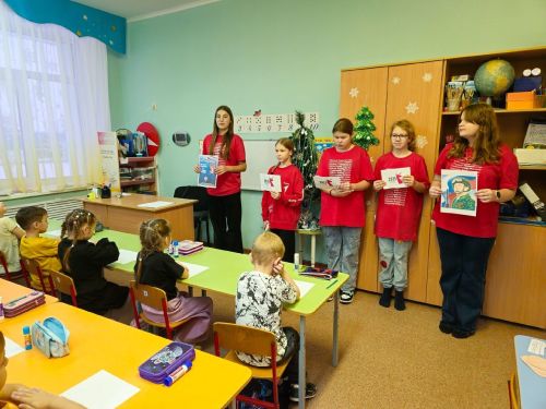 Лаишевские гимназисты рассказали детям о защитниках Отечества