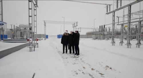 Ветеран энергетической отрасли побывал на новой подстанции