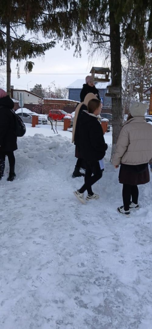 Лаишевские школьники провели акцию «Покорми птиц зимой»