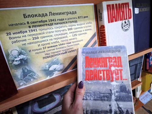 Патриотическая выставка «Непокорённый Ленинград» открыта в Лаишевской библиотеке