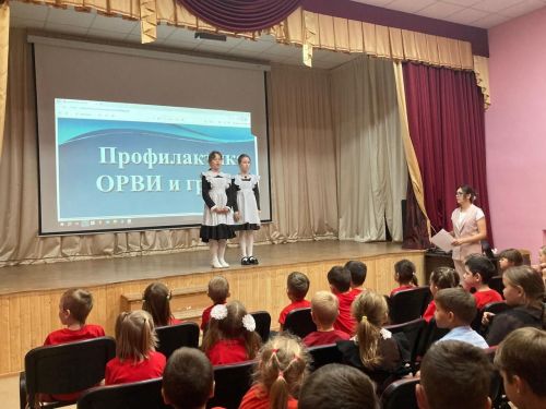 Среди школьников Лаишевского района ведется профилактика гриппа и ОРВИ