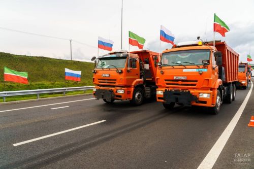 Владимир Путин запустил объезд села Сокуры в Татарстане