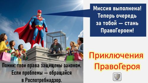 Приключения ПравоГероя, Защитника потребителей