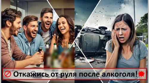 Откажись от руля после алкоголя