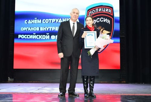 В День сотрудника органов внутренних дел наградили лучших