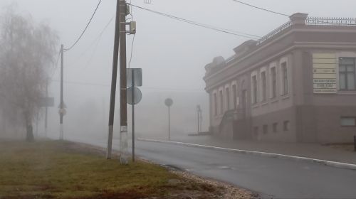 Лаишево накрыл густой туман