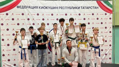 Победы и боевой дух на первенстве Казани по киокушин