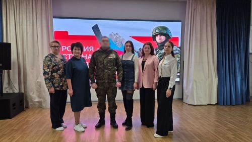 Лицеисты Лаишевского района познакомились с настоящим героем