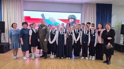 Лицеисты Лаишевского района познакомились с настоящим героем