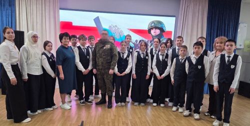 Лицеисты Лаишевского района познакомились с настоящим героем