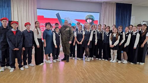 Лицеисты Лаишевского района познакомились с настоящим героем