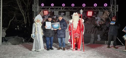 Главная елка Лаишевского района зажгла свои огни