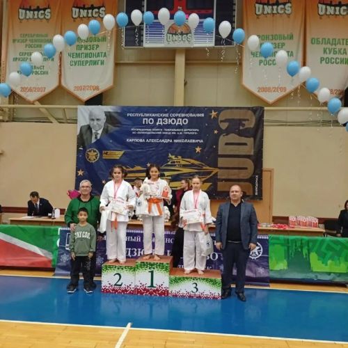Лаишевские дзюдоисты выступили на новогоднем турнире в Васильево