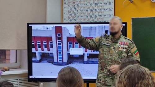 Участник СВО стал гостем «Урока мужества» в Лаишевском районе