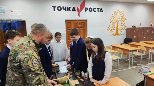 Участник СВО стал гостем «Урока мужества» в Лаишевском районе