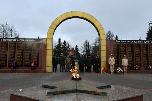 Жители города Лаишево почтили память Героев Отечества