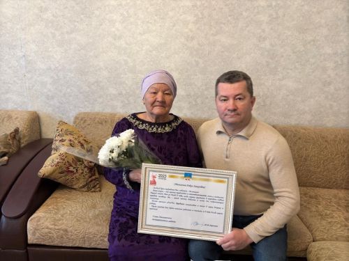 Жительница Столбищенского поселения Лаишевского района отметила 90-летие